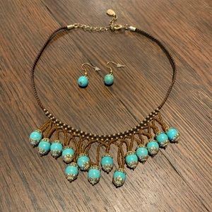 Matching Necklace and Earring Set